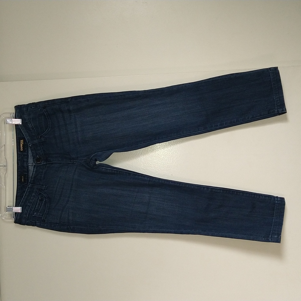 Express Stella Ankle Straight Jeans